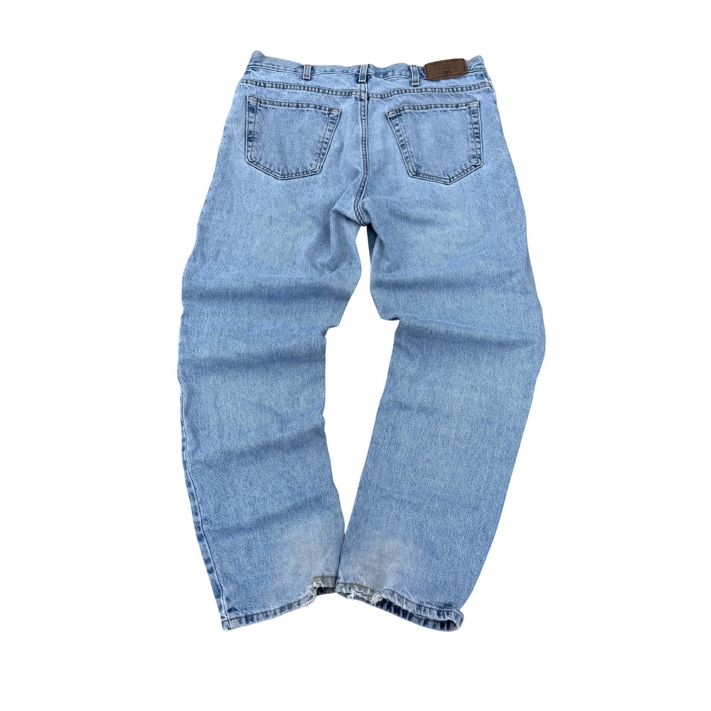 Faded Glory Jeans Mens 36x32 Light Blue Good Original Straight Leg Denim